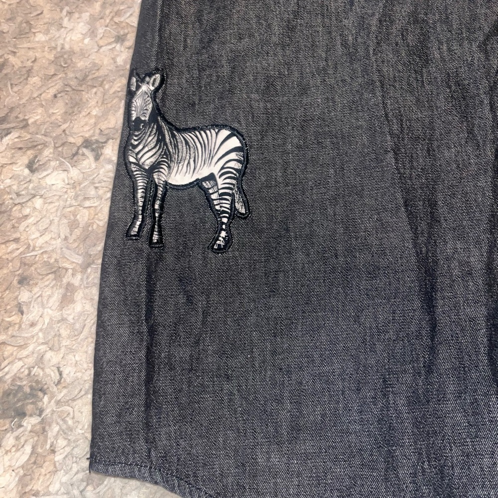 Quaker factory Safari Animal Print Shirt streetwear - Picture 3 of 6